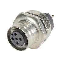 HARTING 21033212431 Headers & Wire Housings M12 A-code 4pin female straight pcb mount, shielded version + front mount housing