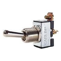 Carling Technologies CA204-73 Toggle Switches 1-pole, ON - None - OFF, 10A/20A 250VAC/125VAC 1 1/2 HP, Non-Illuminated  Bat Style Toggle Switch with Screw Terminals