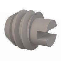 Essentra Components 010256S006 Set Screw Set Screw, Slotted Head, #2-56 Thread,  1/16 Lg