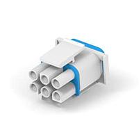 AMP Connectors - TE Connectivity 1969779-1 Automotive Connectors 6POS UMNL W/ INTERFACE & WIRE SEAL