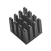 Aavid 375324B00035G Component Heat Sink for Plastic BGA Packages, Black, 10.2x10.2x10.2mm, IC=10x10, Tape #35
