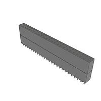 Samtec ESW-125-33-S-D Stackthrough .100" Elevated Socket Strip