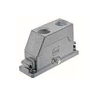 HARTING 19405241485 Hoods 24B HPR Compact Hood, LC (narrow), Central Lever Locking, Top Entry, 2xM32