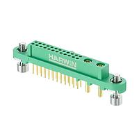 Harwin G125-FV124F1-02AB000P Headers GeckoMT 24+2 Pos F Vert Thrubrd ScrewLok