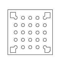 Renesas Electronics R5F1008AALA#U0 MCUs 16BIT MCU RL78/G13 16K/2K LGA25
