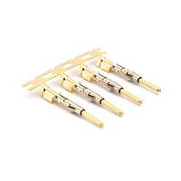 Amphenol SINE Systems SP14M2G5 Contacts Pin Contact, Stamped, Size 16, Gold 5u" over Nickel, Wire Range 2.0-2.5mm , 16-14 AWG, with 3 Tangs. 3,000 pcs. Reel