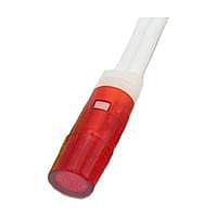 Mallory Sonalert FL1P-6QW-1-R110V Indicators LED RED 6MM SNAP 110VAC/DC