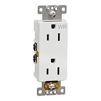 Square D SQR44104WH Receptacles WR/TR 15A RECEPTACLE RESI WH