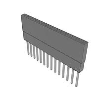 Samtec ESQ-114-24-T-S Sockets Elevated Socket Strip, 0.100" Pitch