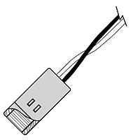 VCC CNX_C_X_2_1_06 Lighting Cables LMH 5mm 0.281"D Cable Assembly 6"L