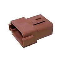 DEUTSCH - TE Connectivity DT04-12PD 12-Way 12P DT RECP ASM, KEY D, BROWN