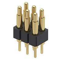 Mill-Max 827-22-006-10-004101 Spring-Loaded 6W (3 x 2) 0.1" Spring