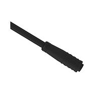 Banner Engineering PKG3Z-2 Sensor Cables / Actuator Cables Cordset: Single Ended M8 Snap; 3-pin Straight Female Connector; 2 m (6.56 ft); Black PUR Jacket, Nylon Black Nut