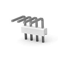 AMP Connectors - TE Connectivity 3-644457-4 Unshrouded NARROW FLT HDR 4P Right Angle Post