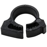 HellermannTyton SNP1.25GHS0C2 Conduit Clips Snapper Hose Clamp, 0.28" - 0.30" Bundle Diameter, PA66GF13, Black, 100/pkg