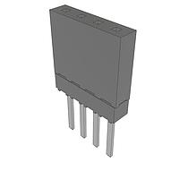 Samtec ESW-104-13-T-S Sockets .100" Elevated Socket Strip