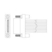 Nanonics - TE Connectivity 7-1589827-5 Micro-D D-Sub Connectors SSL005PC1DX010N WDUALOBE