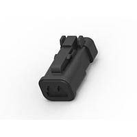 DEUTSCH - TE Connectivity DT06-2S-E005 2-Way 2P PLUG, E005 MOD Black