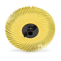 3M Electronic Specialty 7000000771 Flat Cables Scotch-Brite Radial Bristle Disc, 3 in x 3/8 in 80, 40/Carton, 80ea/Case