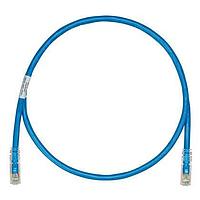 Panduit UTPK6A10MBU Cat 6a Keyed Copper Patch Cord, Cat 6A, Blue UT