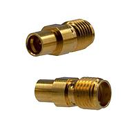 Johnson / Cinch Connectivity Solutions 134-1019-471 RF Adapters - Between Series SMA Jack to SMP Plug Adapter Gold