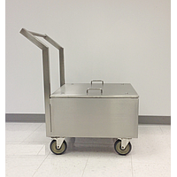 ShiZu SHZ-SUS-002 Cleanroom Stainless Steel Trolleys for Materials