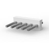 AMP Connectors - TE Connectivity 640383-5 Plug FLAT HEADER STRT 5P Square post tin