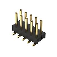 GCT (Global Connector Technology) BG050-10A-0-0650-0737-0350-L-D Headers 10w, 2.54mm Pitch Pin Hdr,DIL, SMT,Vert,No Peg, GF, Tube