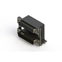 EDAC 664-025-364-04C Dual Port D-Sub Connectors Right-angle Dual Port D-Sub Connector