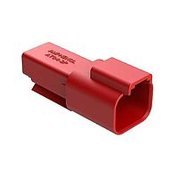 Amphenol SINE Systems AT04-2P-RED Connectors 2 Pin Receptacle