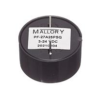 Mallory Sonalert PF-27A25PSQ Piezoelectric FAST PULSE, 4-24VDC 2.5KHZ, 95DB, 30X16