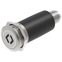 EAO 82-6657.2154 Anti-Vandal Illuminated pushbutton.maintained.22mm.stainless steel SUS 316L.flush/flat.ring illumination Tritan.white 24VDC.Ag.M12 Connector