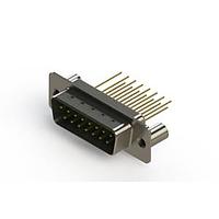 EDAC 627-M15-623-GN3 D-Sub Connectors - Standard Density Vertical Machined D-Sub Connectors