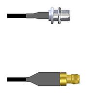 Amphenol Custom Cable Q-26070000M018i RF Cable Assemblies N-SJB/SMA-SJ LMR24 18I