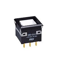 NKK Switches UB226KKG015D Pushbutton Switches LOW PROFILE PSHBTTN ILLMNTD/PC AND SLDR
