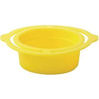 Essentra Components 498718 Center Pull-Tab .276in-.374in Ring Pull Plug:LDPE Yellow