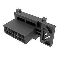 Amphenol FCI 10160855-12GLF Plugs MinitekPwr 3.0DualRow Plug  12 POSBlack