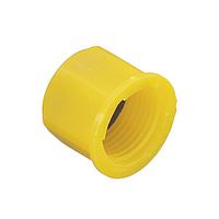 Essentra Components TSC467035A Threaded Sealing M12x1 THRDED CAP:HDPE YELLOW