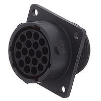 Amphenol SINE Systems RTS016N19S03 Connectors RCP SQ FL 19POS SZ 16 SCKT SEAL