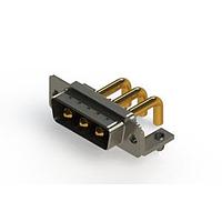 EDAC 629-3W3-650-3NB Mixed Contact D-Sub Connectors Right-angle Power Combo D-Sub Connector