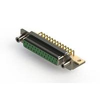 EDAC 630-M25-340-GT6 D-Sub Connectors - Standard Density Right Angle D-Sub Connector