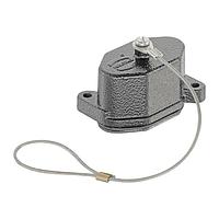HARTING 09407035414 Headers & Wire Housings 3A HPR Hood Cover, Screw Locking, with lanyard, epoxy