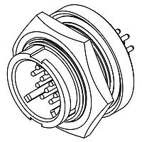 CONXALL W4292-12PG-3ES Connectors MU WR PNL 12 #20 PIN PCT-LONG