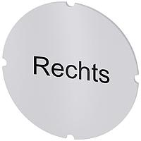 SIEMENS 3SU19000AB710AH0 Insert Label, Rechts INSERT LABEL F. ILLUM PUSHBUTTON, RECHTS