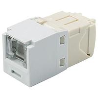 Panduit CJH688TGAW Wire Ducting & Raceways Cat6 Spring Shuttered Jack, TG Style, AW