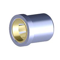 Preci-Dip 16008-83-4010 Open-Bottom Socket Pin Recept Conn. 0.078in-0.096in, 2,00mm-2,45mm NoTail Solder 83 Plt