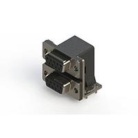 EDAC 662-009-664-034 Dual Port D-Sub Connectors Right-angle Dual Port D-Sub Connector