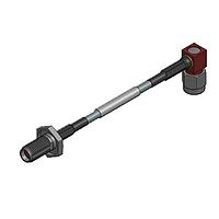 Molex 73230-7096 RF Cable Assemblies SMA Jack Str Bulkhead to SMA Plug R/A on RG174 1 M