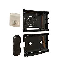 Bud Industries PS-11596-B Cases Raspberry Pi 4 Enclosure with Additional Cutouts Black (1 X 2.4 X 3.6 In)