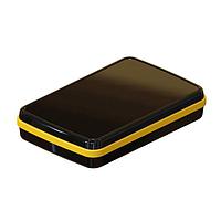 Serpac CX63DBKAYL Hand Held CX-63 Series Waterproof Pocket Enclosure with Yellow Seal. Three-Piece Design, Polycarbonate Plastic, Integrated Waterproof Seal, IP 65, 66, 67; NEMA 4X, 12, 13 Ratings